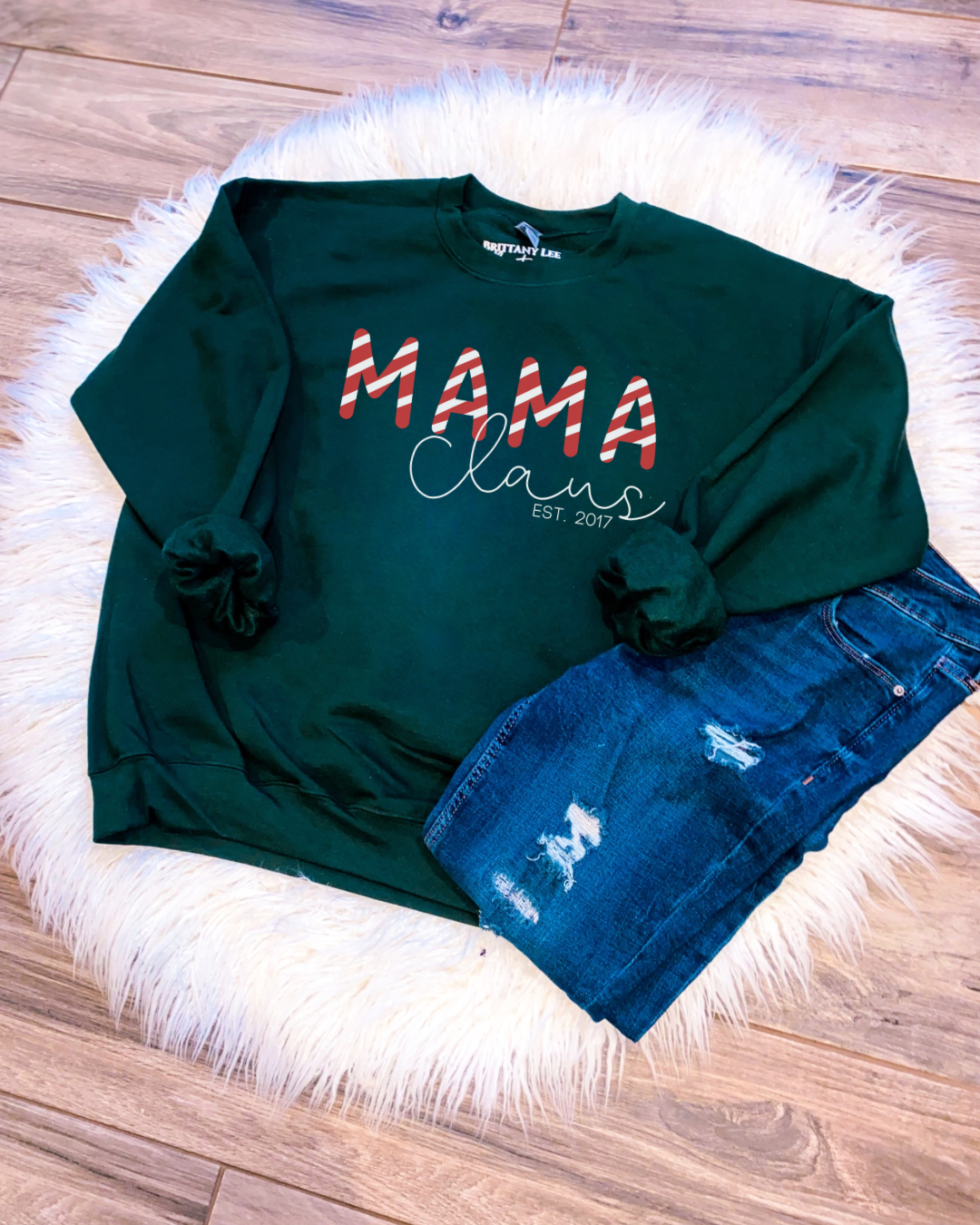 Custom Claus Crew Sweater