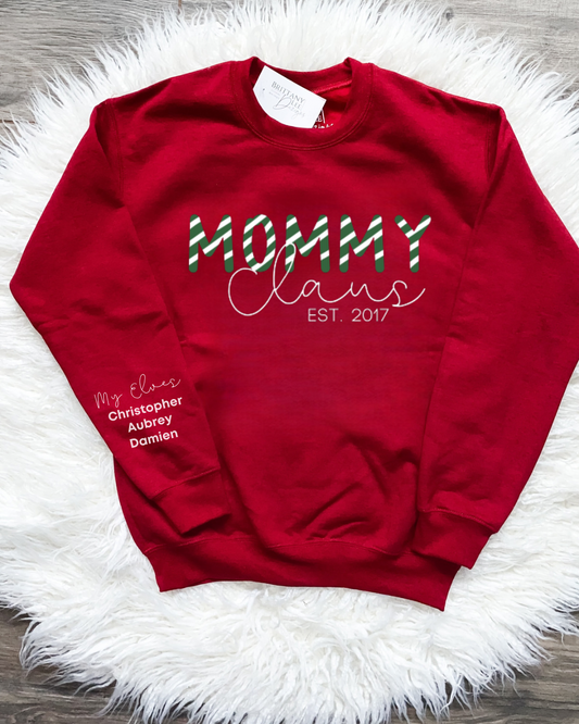 Custom Claus Crew Sweater